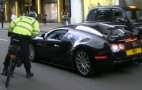 Bugatti Veyron Pulled Over By Bike Cop: Video