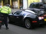 Bugatti Veyron driver pulled over by bicycle cop.