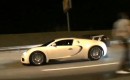 Bugatti Veyron street racing Nissan GT-R