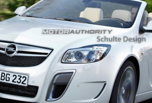 Buick Regal/Opel Insignia convertible preview rendering