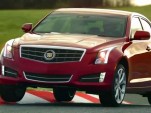 Cadillac's ATS, cornering the Nürburgring at the limit.