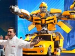 Cake Boss crew build 2,000 pound Bumblebee Camaro cake