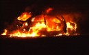 car on fire