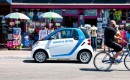 car2go Smart ForTwo Electric Drive at Windansea Beach La Jolla CA