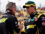 Carl Edwards and Bob Osbourne - Chad Pennington, Getty Images