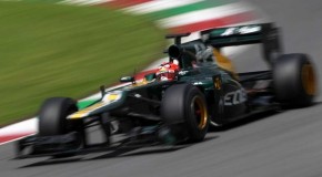 Caterham F1 car testing