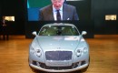 CEO Dr. Franz-Josef Paefgen and 2011 Bentley Continental GT