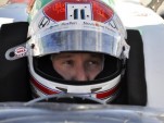 Charlie Kimball in his No. 83 Novo Nordisk racecar - Anne Proffit photo
