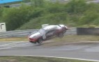 Chevrolet Camaro Race Car Crashes, Then Rolls: Video