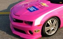 Pink Camaro NASCAR Pace Car helping support the American Cancer Society