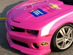 Pink Camaro NASCAR Pace Car helping support the American Cancer Society