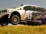 Chevrolet Sonic RS rally car on the set of Transformers 4 movie