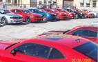 Photos of 2010 Camaros outside Oshawa Assembly Plant