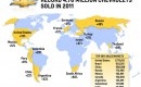 Chevrolet's worldwide sales performance in 2011