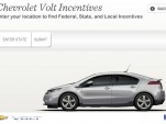 Chevy Volt Incentive Tool