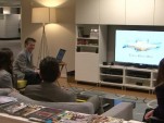 Chevy's ad team reviews Route 66 Super Bowl commercial submissions