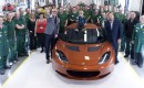 Chris Evans visits Lotus factory in Hethel