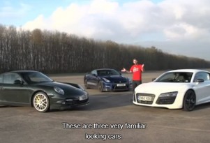 Chris Harris and three of the world’s best sports cars
