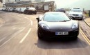 Chris Harris, cruising the high street in McLaren's MP4-12C.