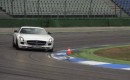 Chris Harris demonstrates oversteer in the Mercedes-Benz SLS AMG GT