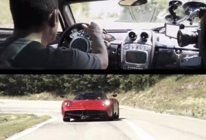  Chris Harris drives the Pagani Huayra