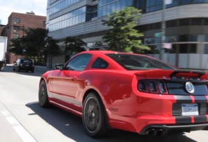 Chris Harris drives the Shelby GT500 in Manhattan