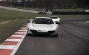 Chris Harris duels with Mat Johnson at Brands Hatch