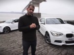 Chris Harris with BMW's M135i and Audi's RS3
