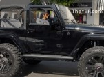 Ciara in a Jeep Wrangler