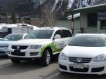 Colorado Green Car Convoy in Frisco