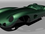 Computer rendering of MEV's Aston Martin DBR1 replica body - image: MEV Replicar