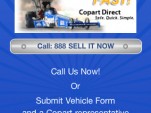 Copart's Sell My Car app