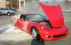 Corvette Z06 up in smoke