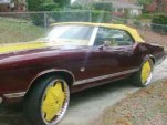 Craigslist 1971 Oldsmobile Cutlass Convertible Donk