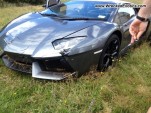 Crashed Lamborghini Aventador in New Zealand