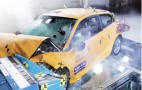 Crashed Volvo C30 Electric Car On Display At 2011 Detroit Auto Show