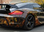 Custom Cayman S with Techart wide-body kit and paint job. 