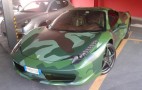 Fiat Heir Lapo Elkann Shows Off His Military-Pattern Ferrari 458