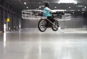 Flying Electric Bicycle Debuts In Prague, Will NYC Ban These Too?