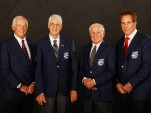Dale Inman, Glen Wood, Cale Yarborough, Darrell Waltrip - NASCAR photo