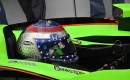 Danica Patrick exits the pits on her successful Sunday qualifying effort Photo: Anne Proffit