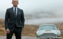 Daniel Craig as James Bond, Agent 007, in Skyfall, with Aston Martin DB5