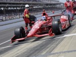 Dario Franchitti's last pit stop at Indianapolis - Anne Proffit photo