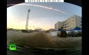 Dashboard camera footage of a meteor exploding over Russia, 2-15-2013