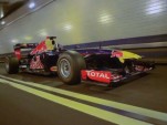 David Coulthard, commuting through the Lincoln Tunnel in the Red Bull Racing RB7