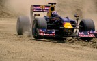 David Coulthard Tours Texas - In A Red Bull Renault F1 Car