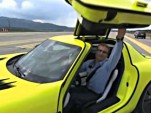David Coulthard tests the Mercedes-Benz SLS AMG E-Cell prototype