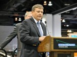 David Warrilow Accepting RMAP Environmentally Friendly Car of the Year Award
