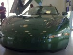 Delta Motorsport E4 Electric Coupe, launch event at Silverstone race course, U.K., May 2011