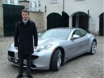 Denmark Crown Prince Frederik and Fisker Karma